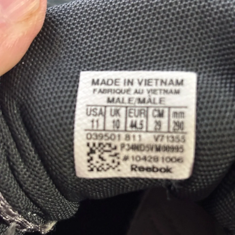 Reebok Gray and Orange Athletic Shoes - Picture 6 of 6